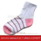 Girls' Pattern Cotton Sport Socks