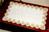 Gold PVC Lace Tablemat for Home/Party/Wedding Use