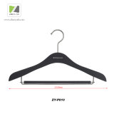 Black Plastic Suit / Garment Hanger for Men Clothes Shop