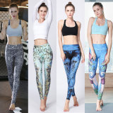 Women Fitness Wear Gym and Yoga Pants Customize Printed Pattern