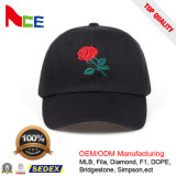 High Quality Red Rose 100% Cotton Baseball Caps Wholesale Hats
