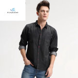 New Style Leisure Black Long Sleeves Men Denim Shirts by Fly Jeans