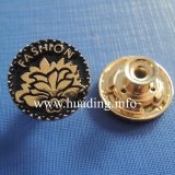 Fabric Metal Shank Button with Garment (SK00570)