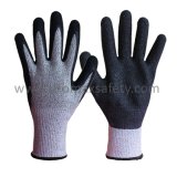 Cut 5 Chineema Gloves with Black Crinkle Latex Palm Coated