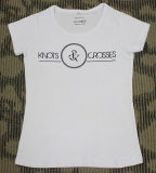 Ladies Simple Print Cotton T Shirt