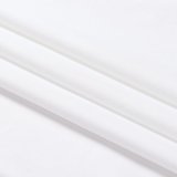Manufacturer High Quality White Plain Pure Cotton Fabric for Hotel Bed Sheet