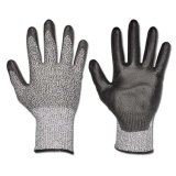 Hppe Cut Resistant Black Cut Gloves