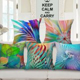 Artistic Abstract Plainting 45X45cm Cotton Linen Cushion Cover (35C0264)