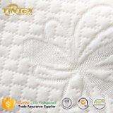 White Solid Polyester Knitted Fabric Air Layer Fabric