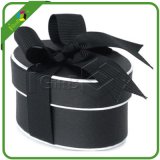 Luxury Black Gift Oval Box with Ribbon