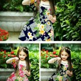 Light Weight 45s Printed Rayon Fabric for Girls Dress