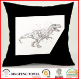 Black and White Series Abstract Dinos Fashion Digital Printing Cushion Cover