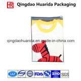 Wholesale Customized Printed Transparent Plastic Garment Bag with Zipper Top