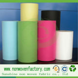 Colorful Hydrophilic PP Spunbond Nonwoven Fabric in Rolls for Diaper