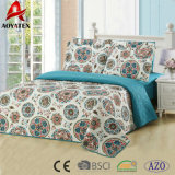 170*260cm Pinsonic Bed Cover with Printing Polyester Bed Set