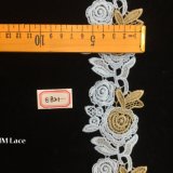 6cm Curved Yellow Apple Flower Lace Headband, Trimming Ribbon for Garment Accessories Hme821