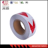 50mm by 50m White and Red Reflective Tape