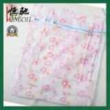 Strong Net Mesh Laundry Bag with Flower Printing