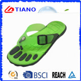 New Design Fashion Outdoor PVC Side Men Slippers (TNK24981)