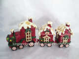 Quality Christmas Ornaments Ceramic Red Train