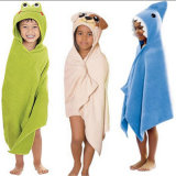 Baby Cotton Bath Hooded Towel with High Quality