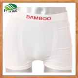 Bamboo Fiber White Seamless Underwear for Men's