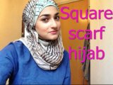 Chiffon Square Hijab Scarf