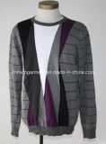Men Fashion Knitted V Neck Long Sleeve Sweater Suit (KH10-176)