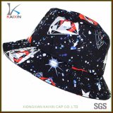 Custom Galaxy Printing Fashion Sun Beach Bucket Hat and Cap