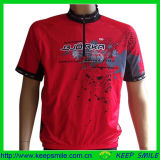 Customized Sublimation Printing Cycling Top with 1/4 Zipper