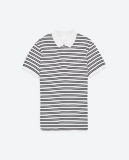 Men's Stripes Polo Shirt with Short Sleeve