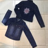 Two Kinds of Fashion Short Women Denim Jeans Coat Outer Wear Outdoor Jacket