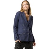 Fashion Style Ladies Double Breasted Blue Blazer