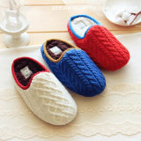 Latest Style Mute Women Men Knit Couple Indoor Home Slippers