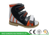 Children Leather Sandal High Orthotic Sandal with Stability Hind Support Sandal