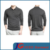 Men's Knitted Long Sleeve Polo Shirt (JS9021m)