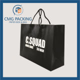 Luxury Black Kraft Paper Bag with Twist Handle (CMG-MAY-032)