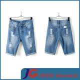Half Casual Pants Ripped Jean Shorts Women Sports Wear (JC6105)