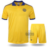 Away Yellow Soccer Jersey Short-Sleeved Suit High Quality