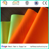 100% Polyester Waterproof 500d Orange Neon Fabric with PU Coating
