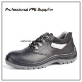 Double Density PU Injection Genuine Leather Safety Shoes