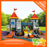Castle Series Multifunctional Outdoor Play Equipment Play Station Slide for Kids