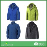 Manufacture Wholesale Winter Outdoor 3 in 1 Jacket Men Windproof