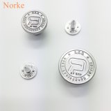 Metal Jeans Button with Customized Alloy Cap for Denim Wears