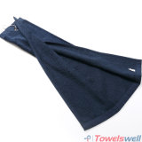 Custom Navy Cotton Plain Golf Towel