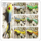 Frog with Skirt Tail Soft Fishing Lure