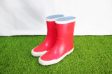 Red Kids Rubber Rain Boots, Children Rain Boots, Kid's Footwear, China Shoes