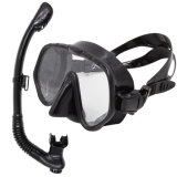Low Volume Black Adult Silicone Diving Masks and Snorkels with CE Certificate (SN-1000)