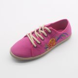 Latest Most Popular Women Casual Classic Flower Print Fabric Canvas Shoes