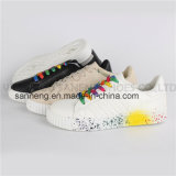 Fashion Women Colorful Paints Shoes / Leisure Footwear (SNC-76001)